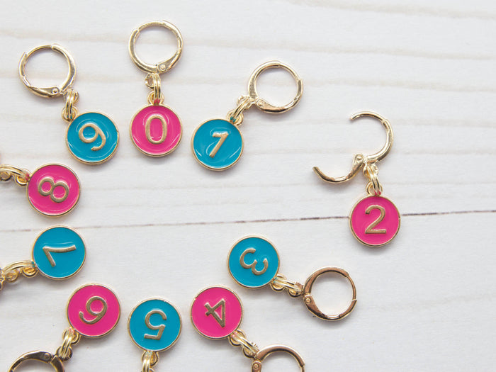 0-9 Number Counting | Stitch Markers