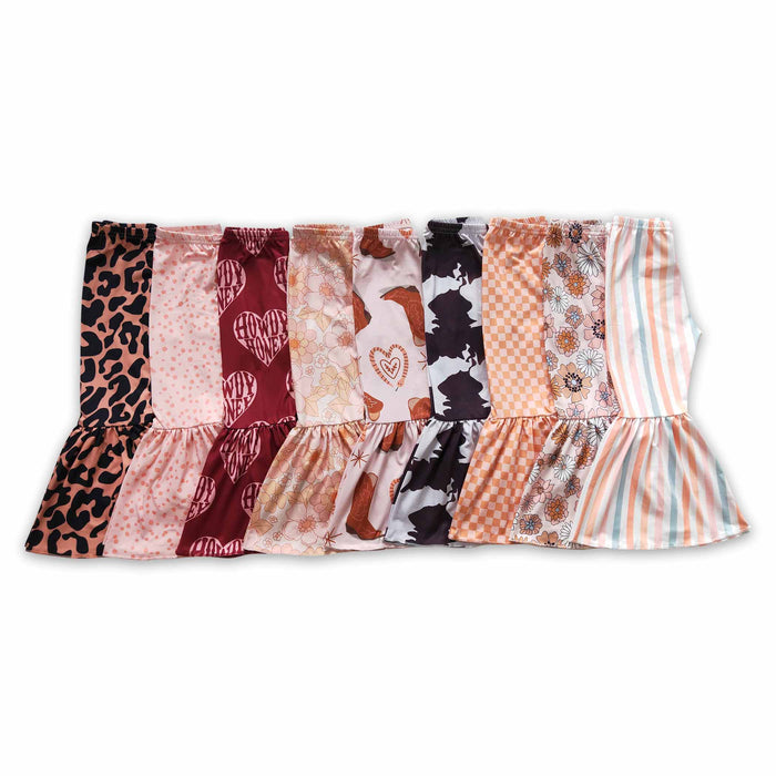 9 prints kids girls bell bottom pants Yawoo Garments