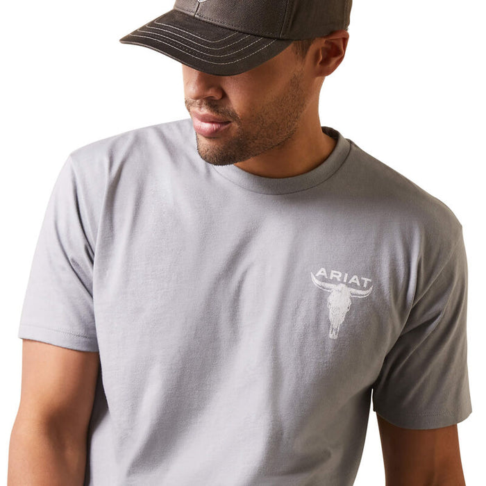 Ariat Steer Skull Flag T-Shirt