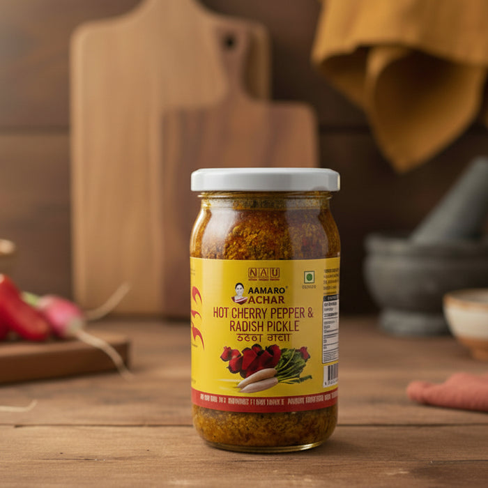 Hot Cherry Pepper & radish pickle