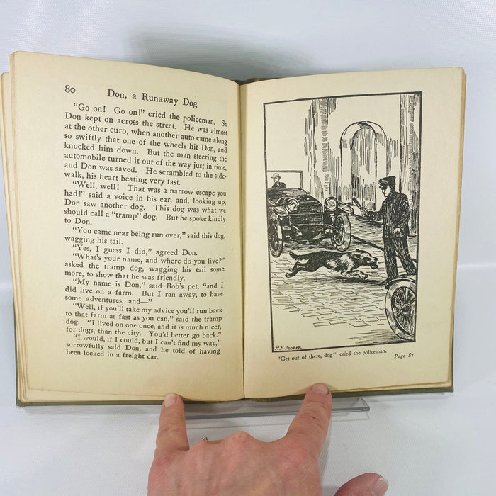 Don a Runaway Dog by Richard Barnum A Kneetime Animal Stories 1915 Barse & HopkinsVintage Book