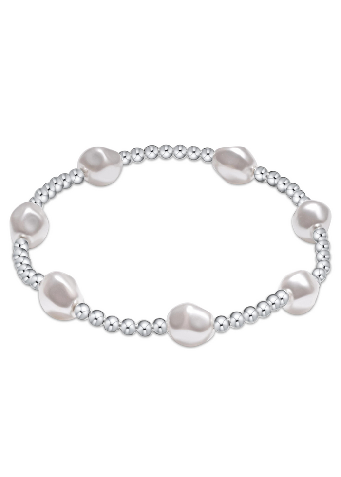 enewton Designs Admire Sterling 3mm Bead Bracelet - Pearl