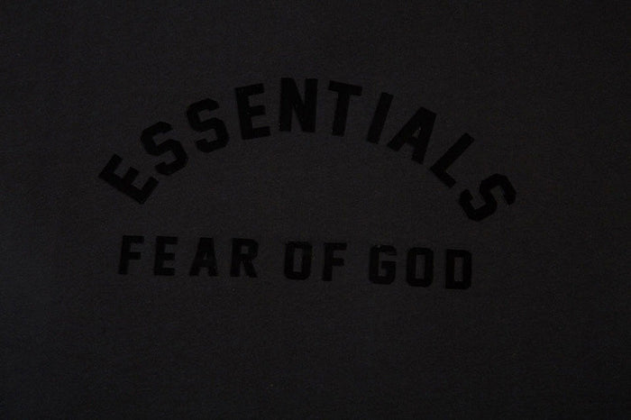 Fear Of God Flocked letter crew neck Sleeveless T-Shirts