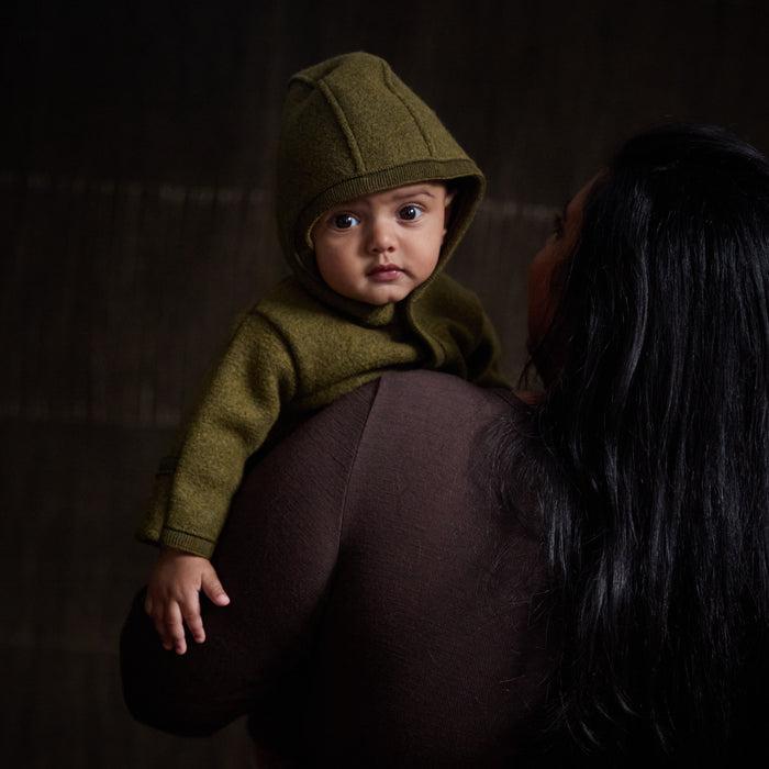 Harvest Baby & Kids Overall - Boiled Merino Wool - Seaweed