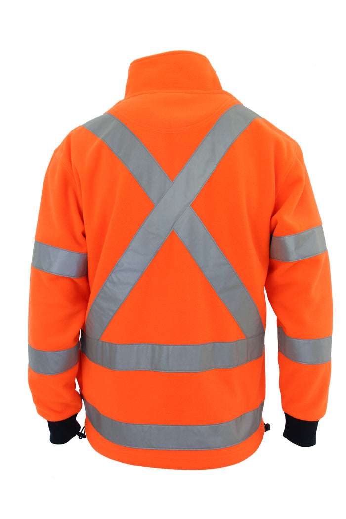 Hi Vis "X" Back & Biomotion Taped Polar Fleece 3730