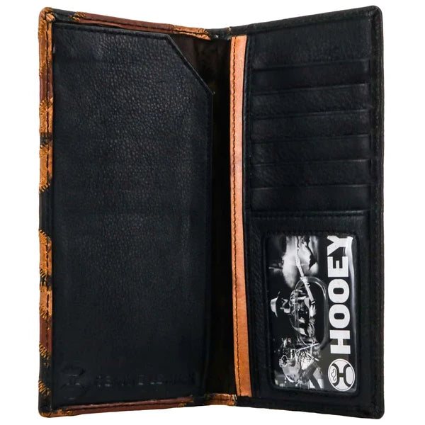 Hooey "Montezuma" Rodeo Brown/Black Wallet