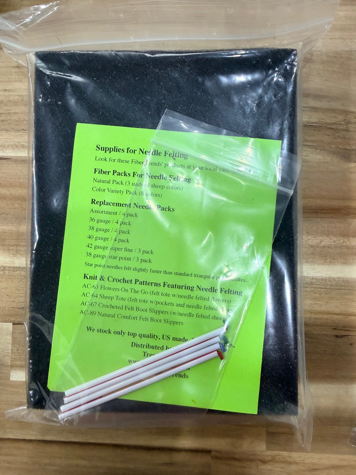 Needle Felting Pad and Needles