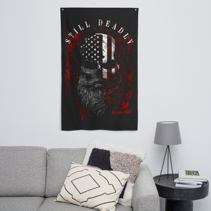 Old Man: Still Deadly Wall Flag