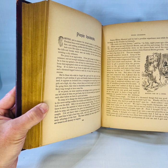 Remarks by Bill Nye (Edgar W. Nye) over 150 Illustrations by J.H. Smith F.T. Neely