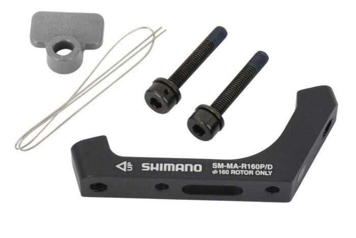 Shimano Rear Post Mount(Caliper) to Flat Mount Adapter for 140/160mm