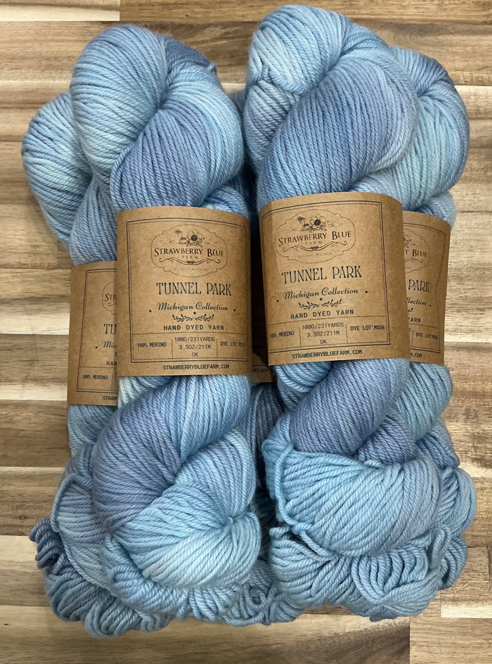 Strawberry Blue Farm 4ply Merino Non-Superwash DK