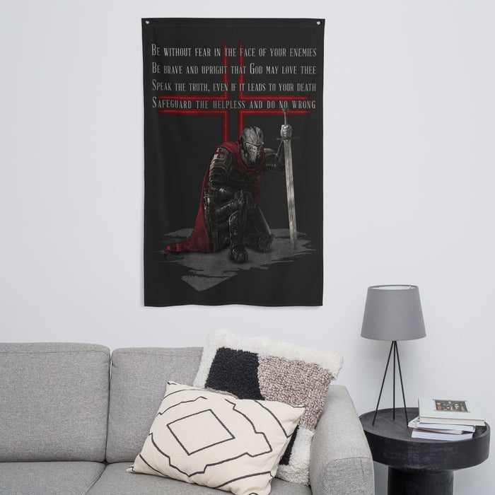Templar Code Wall Flag