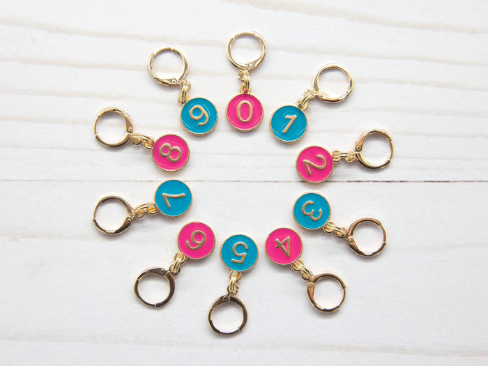 0-9 Number Counting | Stitch Markers