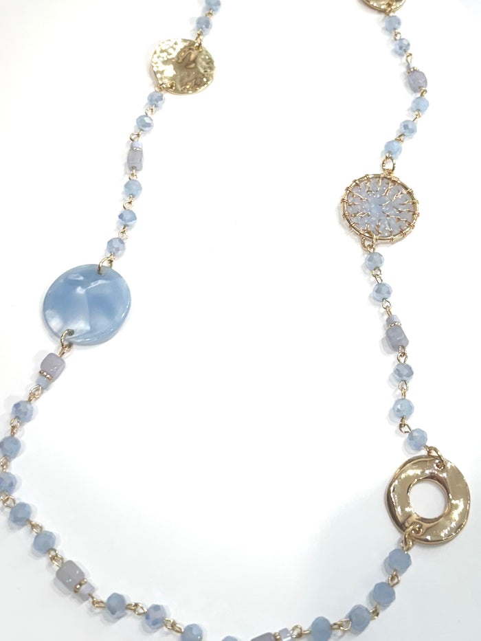 Beatrix Necklace in Blue