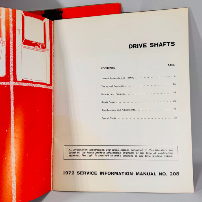 1972 GM Service Manuals – Drive Shafts & Power Steering Systems | Saginaw Steering Division | Automotive Repair Guides