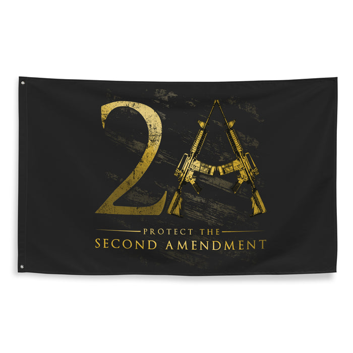2A: Protect the Second Amendment Wall Flag