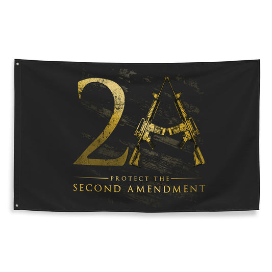 2A: Protect the Second Amendment Wall Flag