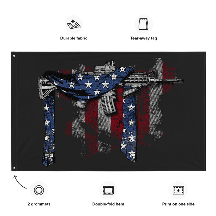 2nd Amendment Definition Wall Flag