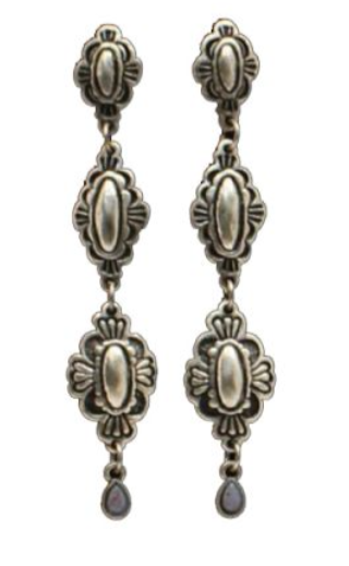 3 TIER FLOWER AND TURQUIOSE STONE