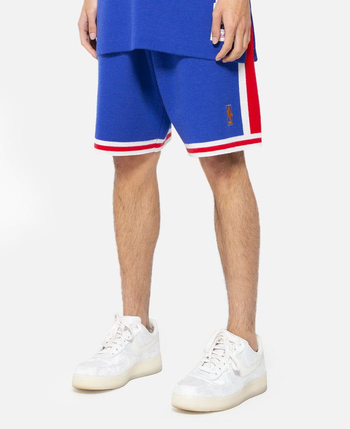 76ers 96-97 Knit Jacquard Shorts