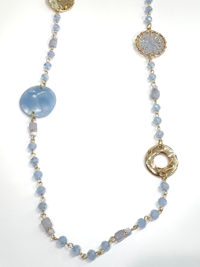 Beatrix Necklace in Blue