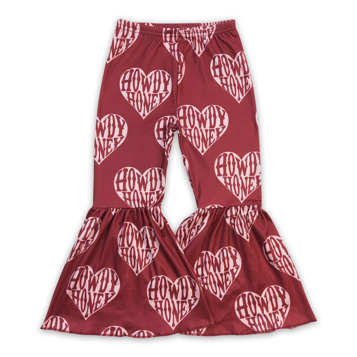 9 prints kids girls bell bottom pants  Yawoo Garments 3-6M Howdy