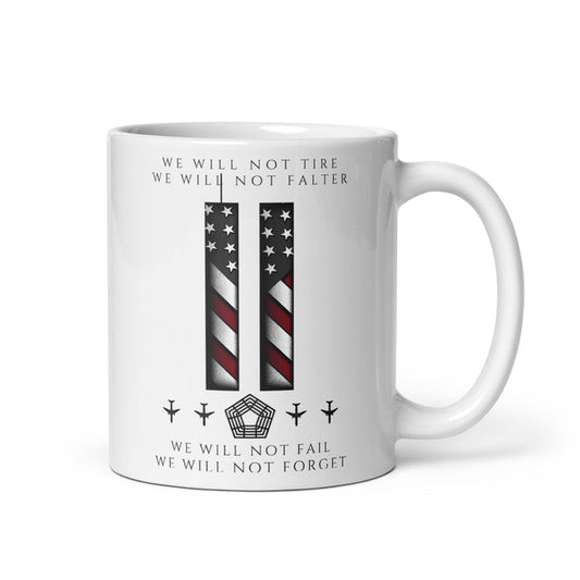 911: We Will Not Falter Mug