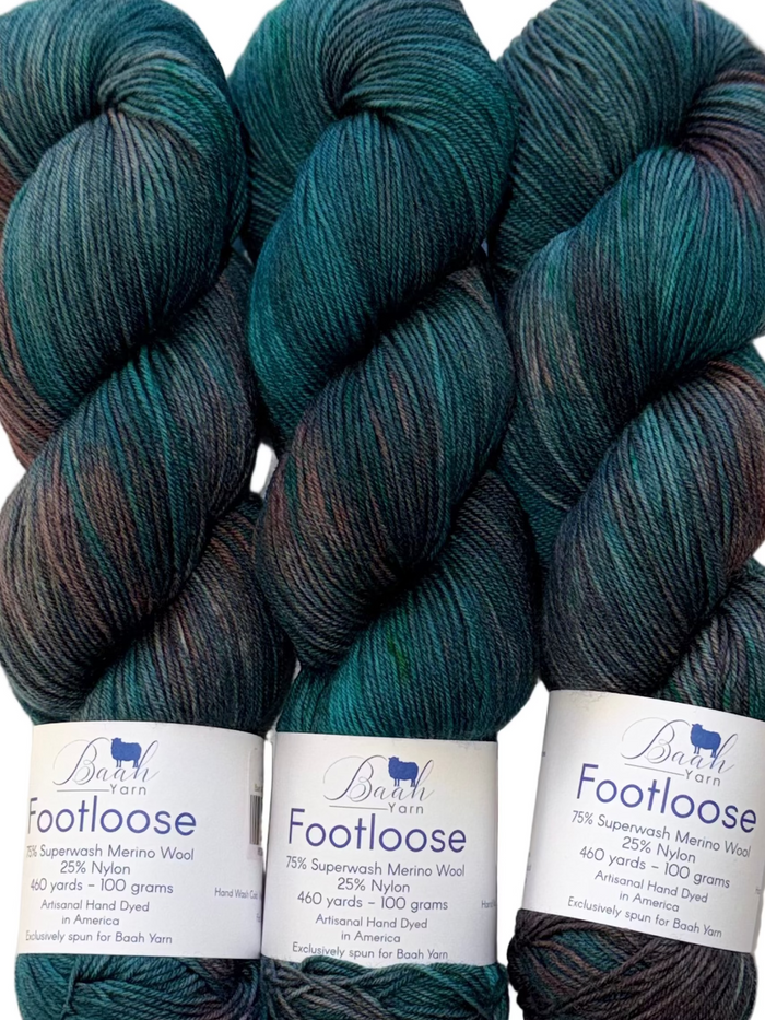 Baah Yarns Footloose Sock Yarn