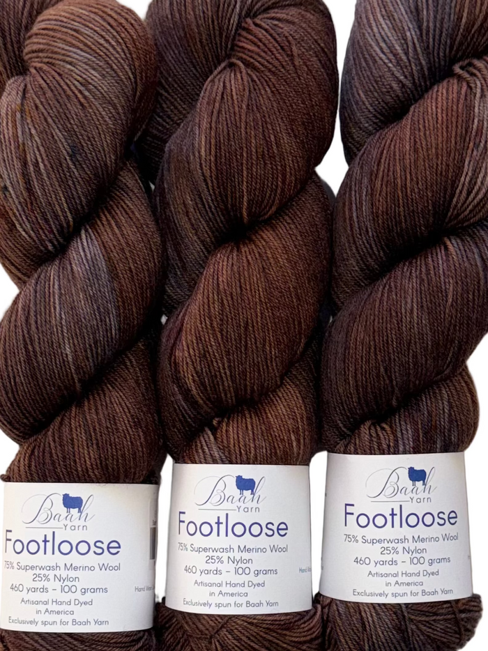 Baah Yarns Footloose Sock Yarn
