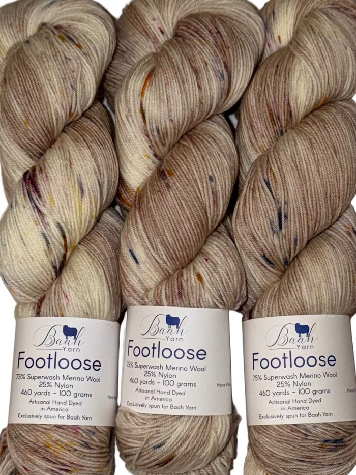 Baah Yarns Footloose Sock Yarn