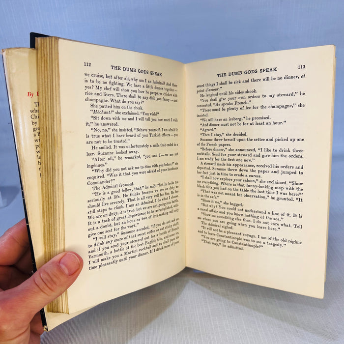 The Dumb Gods Speak by E. Phillips Oppenheim  1937 Little Brown and Company