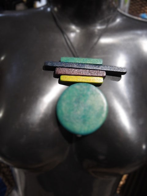 Adjustable Length Wooden Pendant