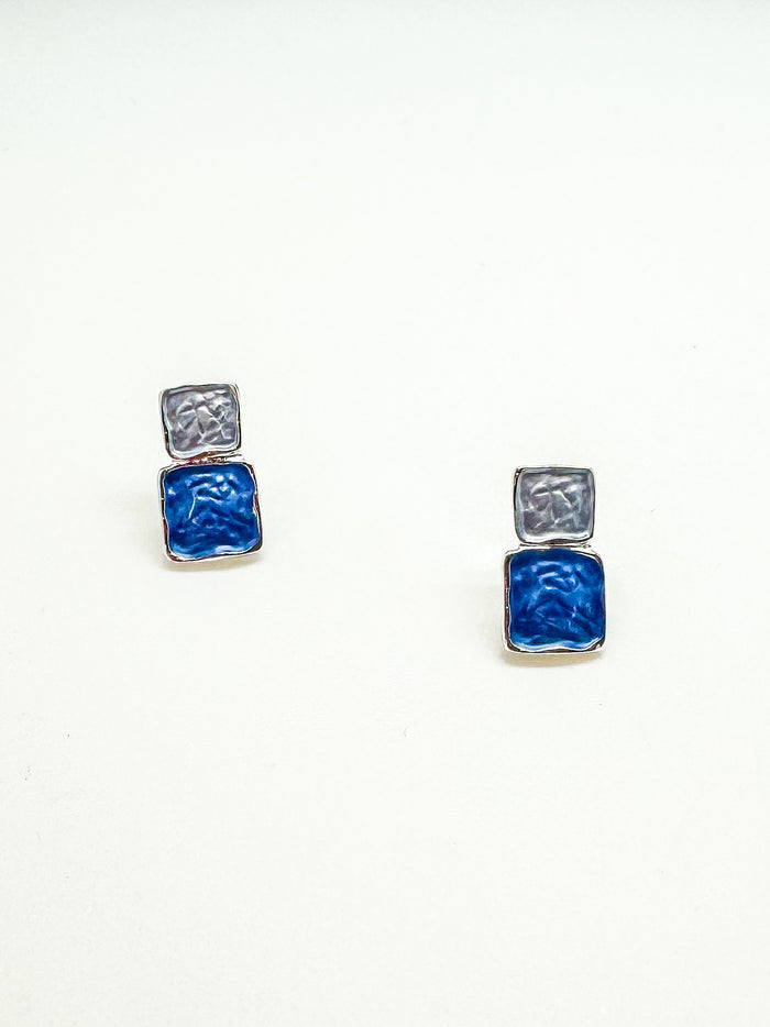 Adriel Earrings in Blue