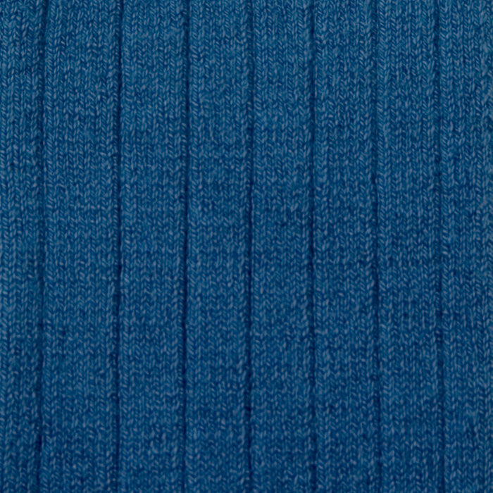 Adults Cotton Knee Socks - Blue Sapphire