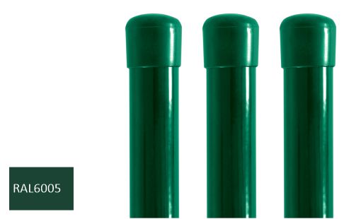 Metallist ümar aiapost 38mm roheline