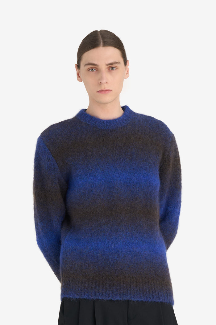 ALPACA ROUND NECK T1 / BLUE