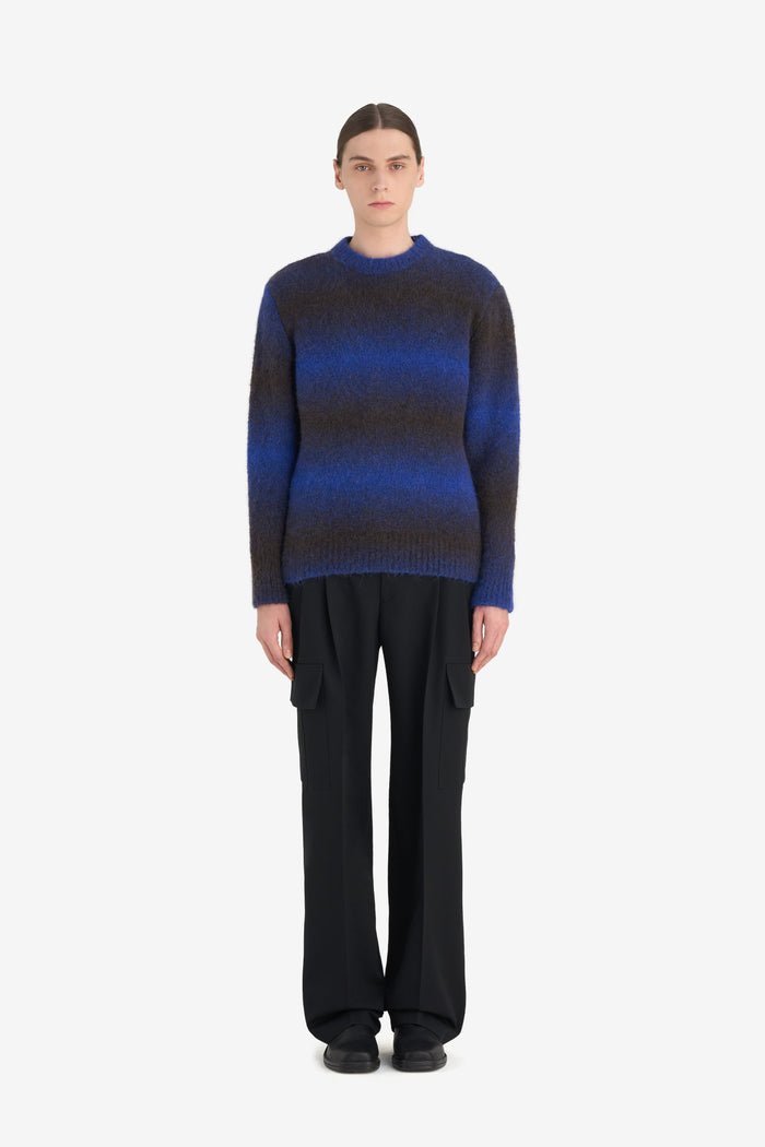 ALPACA ROUND NECK T1 / BLUE