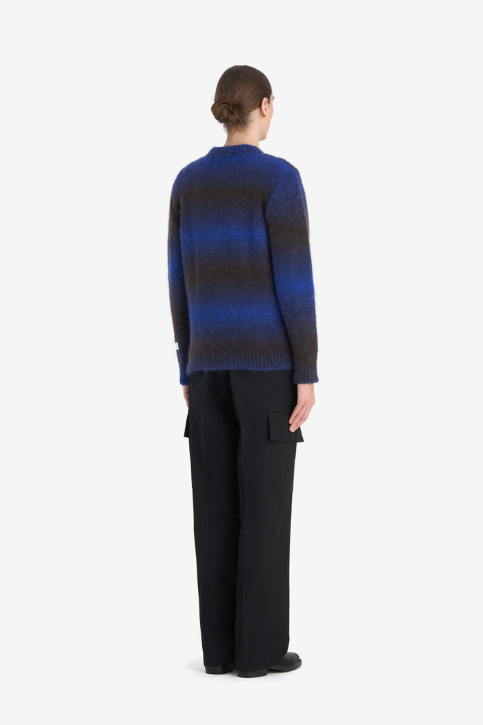 ALPACA ROUND NECK T1 / BLUE