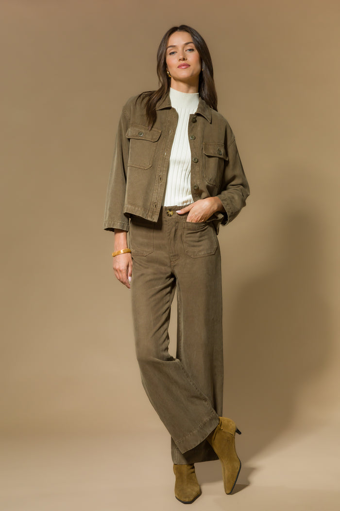 Alyx Olive Pants - Bottoms - Velvet Heart Clothing