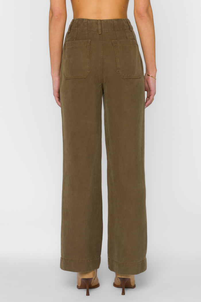 Alyx Olive Pants - Bottoms - Velvet Heart Clothing