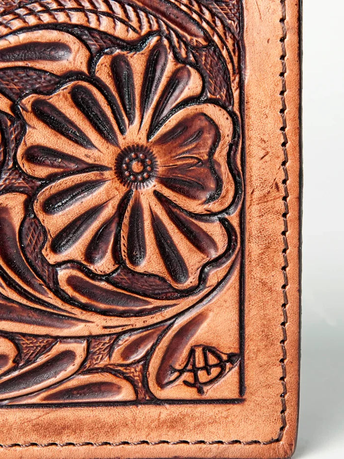 American Darling Tooled Leather Wallet