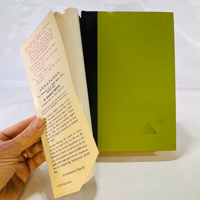 Annapurna: First Conquest of an 8000-Meter Peak by Maurice Herzog (1952), Hardcover with Dust Jacket