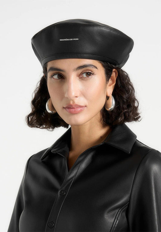 anya-leather-beret-black