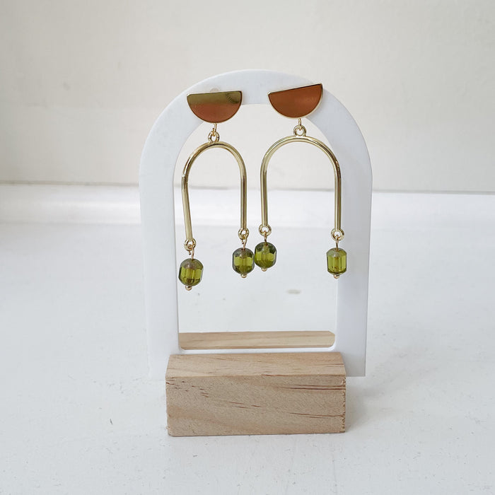 Arden Stone Arch Earrings