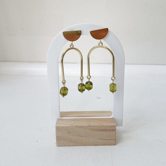 Arden Stone Arch Earrings