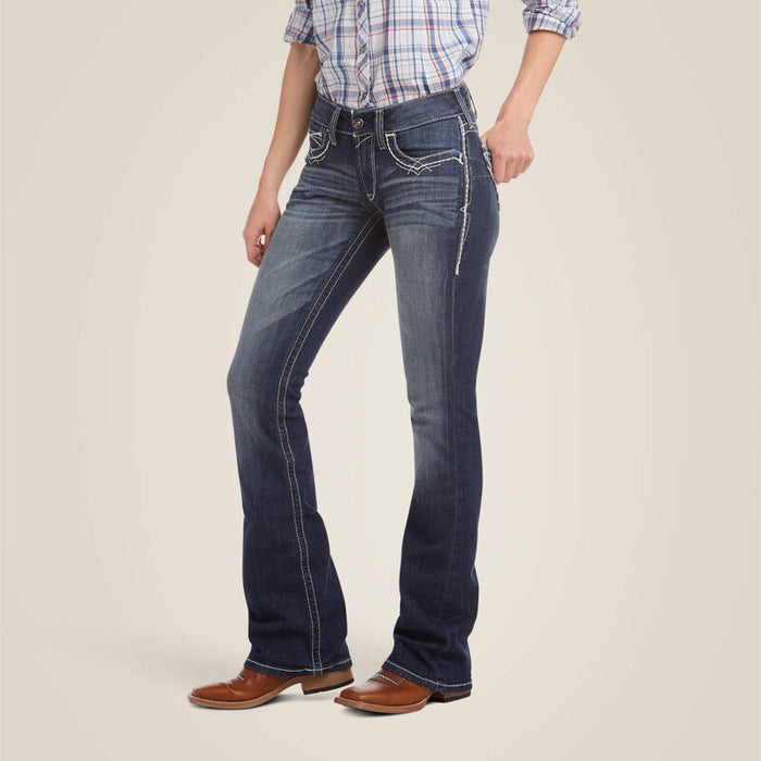 Ariat Marine Mid Rise Stretch Boot Cut Jean