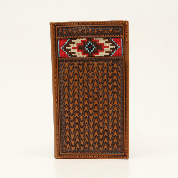 Ariat Multi Embroidery Inlay Rodeo Wallet