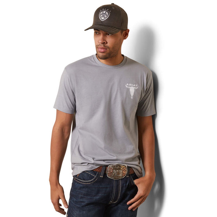 Ariat Steer Skull Flag T-Shirt