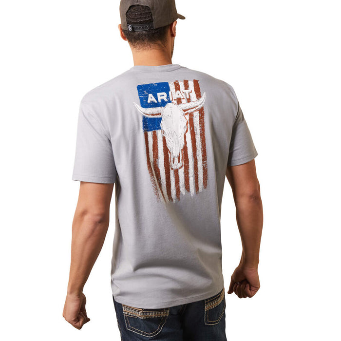 Ariat Steer Skull Flag T-Shirt