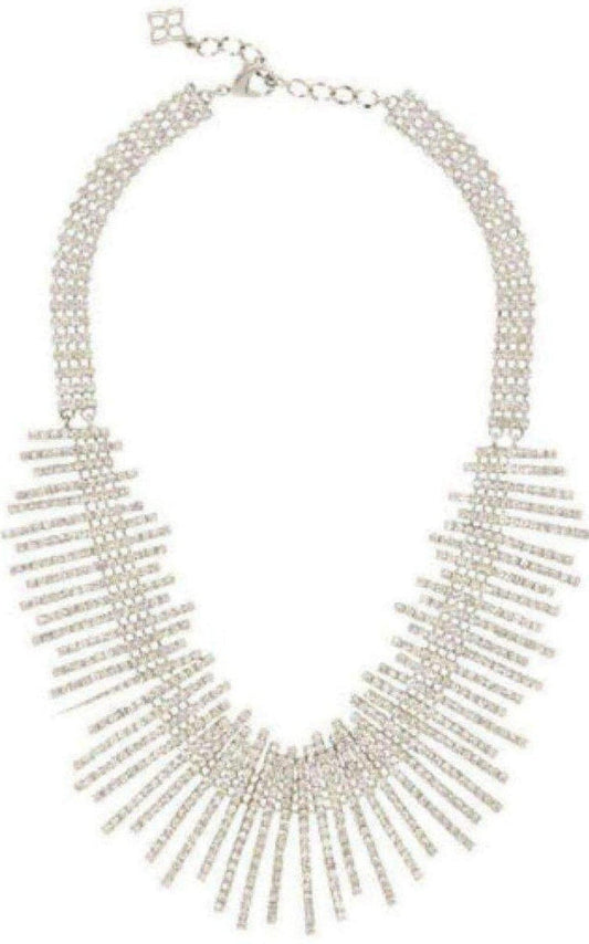 BCBGMAXAZRIA Art Deco Pave Necklace - Runway Catalog